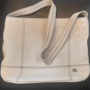 The Sak Authentic leather handbag off white / egg shell